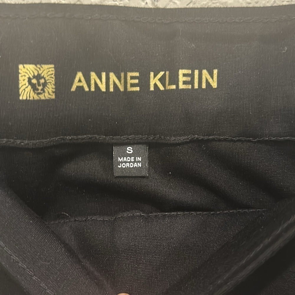 Anne Klein black leggings trousers size Small - Picture 2 of 11
